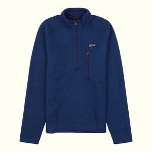 Patagonia Men’s Better Sweater 1/4 Zip Fleece Pullover Navy Blue Size Small